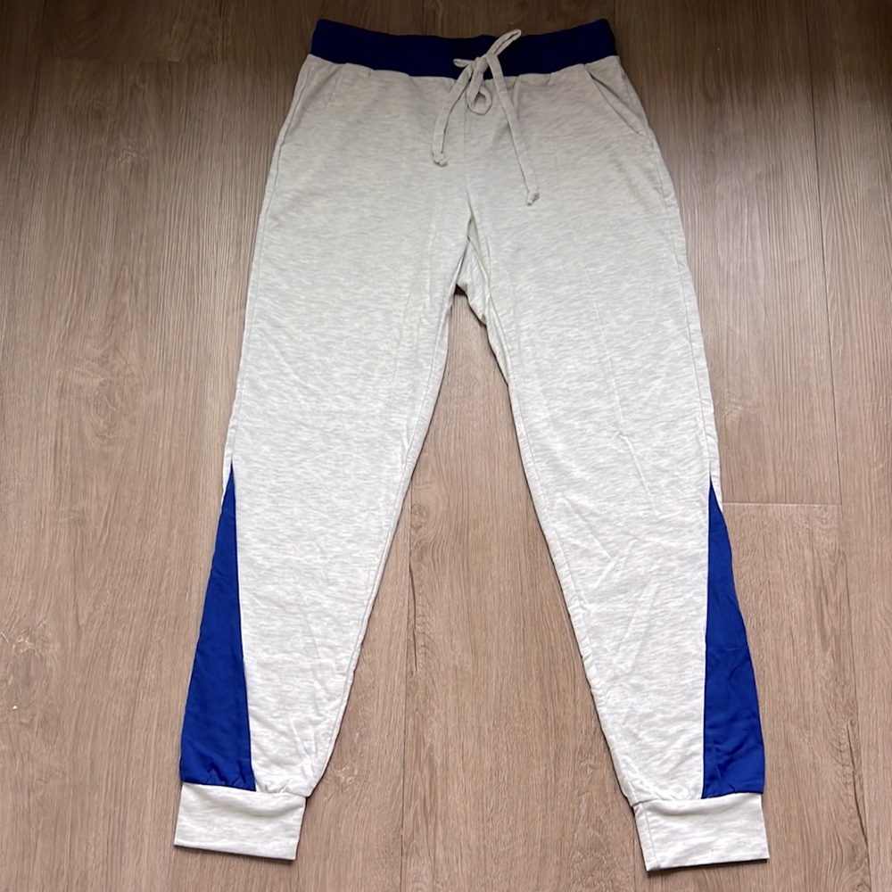 NWOT Project Social T Women’s Gray and Blue Joggers Size Small